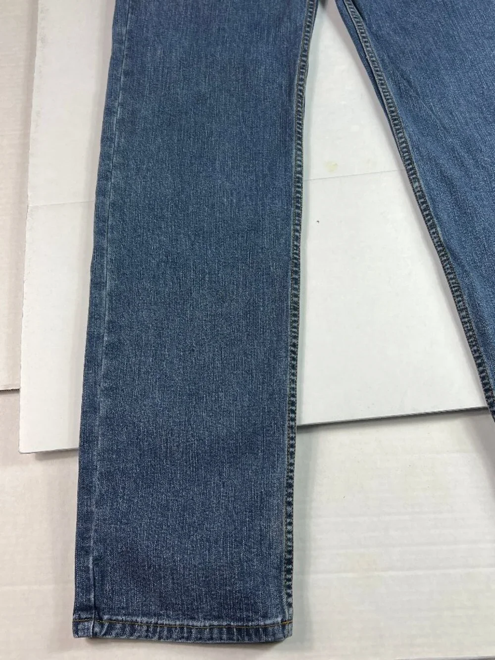 VTG Rockies Jeans Junior's 27x35* Mid Rise Relaxed Straight Blue Denim Tag 5 XL